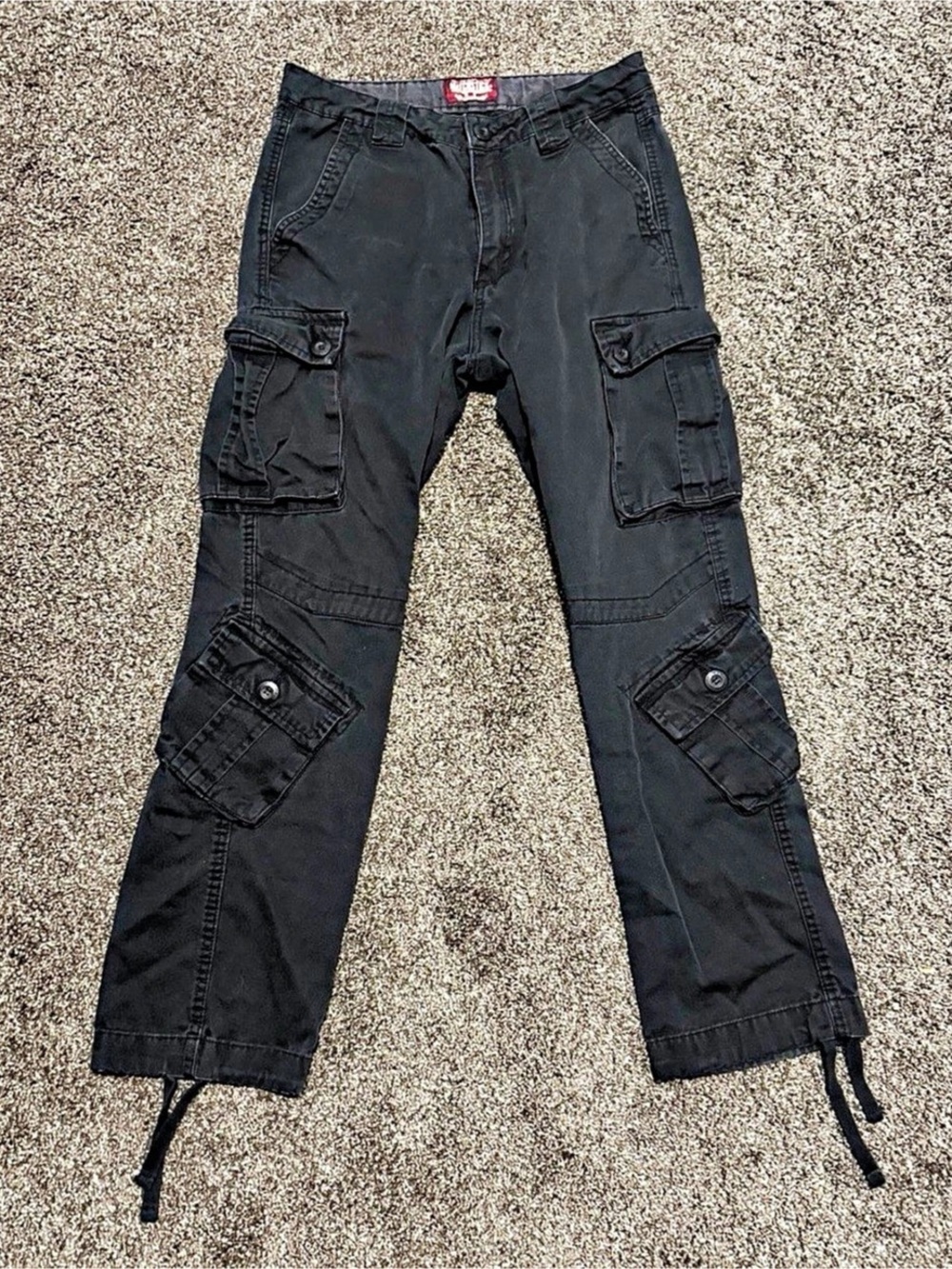 Matchstick cargo pants Black